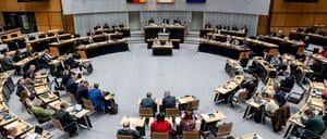 Das Berliner Abgeordnetenhaus beriet über den Gesetzentwurf des Bündnisses „Berlin autofrei“.