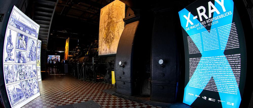 Auf über 6.000 Quadratmetern kann die Ausstellung „X-Ray - Die Macht des Röntgenblicks“ besichtigt werden.