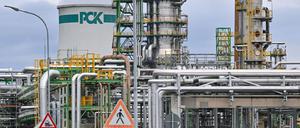Die Raffinerie Schwedt in der Uckermark.