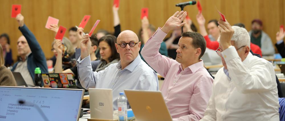 Potsdams Stadtverordnete stimmten über zahlreiche Anträge ab. 