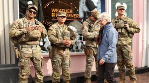 Mitglieder der US-Nationalgarde Ende Oktober in Washington