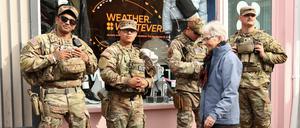 Mitglieder der US-Nationalgarde Ende Oktober in Washington