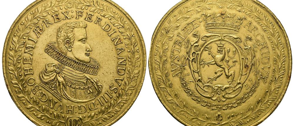 Es gibt nur vier bekannte Exemplare dieser Riesenmünze. (Archivbild)