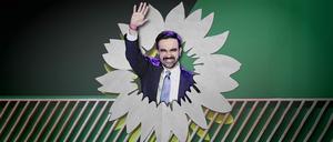 Montage zum Thema : Mamdani: Schablone für die Grünen?