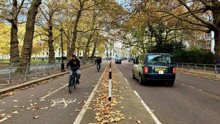 Dank der separaten Spuren fahren immer mehr Menschen in London Fahrrad. Der Grund: Sicherheit.