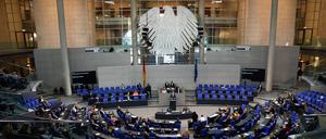 Debatte im Deutschen Bundestag. 