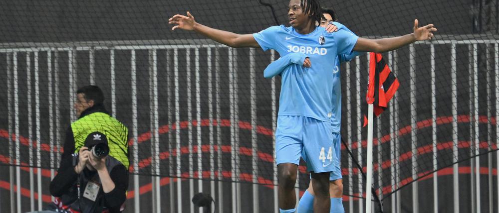 Johan Manzambi erzielte den zwischenzeitlichen Ausgleich für die Freiburger.