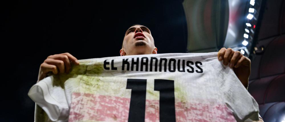 Bilal El Khannouss jubelt nach seinem Tor