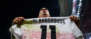 Bilal El Khannouss jubelt nach seinem Tor