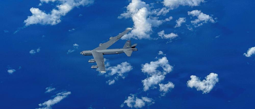 Zwei US-B-52-Bomber flogen am Donnerstag an der venezolanischen Küste entlang.
