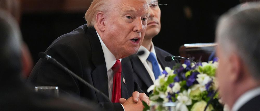 Kasachstan ist nach Worten Trumps das erste Land seiner zweiten Amtszeit, das den Abraham-Abkommen beigetreten sei - „das erste von vielen“.