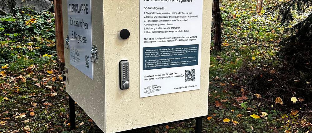 Die erste „Tierklappe“ der Schweiz - das Konzept ist nicht unumstritten.