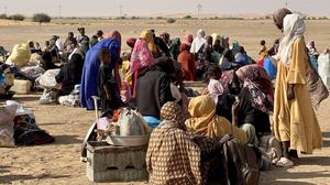 Geflüchtete im Sudan.