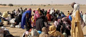 Geflüchtete im Sudan.