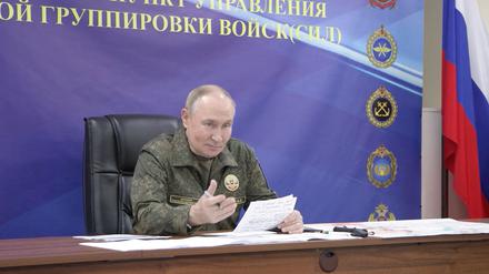 Putin in Uniform.
