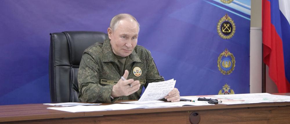 Putin in Uniform.