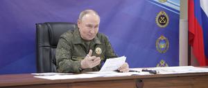 Putin in Uniform.