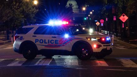 US-Polizeiwagen im Einsatz (Symbolbild)