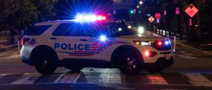 US-Polizeiwagen im Einsatz (Symbolbild)