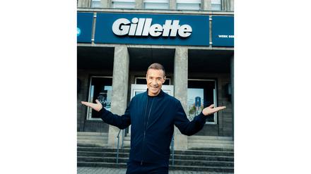 Kai Pflaume bei Gillette // Weiterer Text über ots und www.presseportal.de/nr/13483 / Die Verwendung dieses Bildes für redaktionelle Zwecke ist unter Beachtung aller mitgeteilten Nutzungsbedingungen zulässig und dann auch honorarfrei. Veröffentlichung ausschließlich mit Bildrechte-Hinweis.