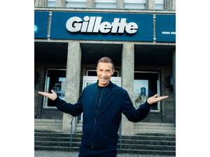 Kai Pflaume bei Gillette // Weiterer Text über ots und www.presseportal.de/nr/13483 / Die Verwendung dieses Bildes für redaktionelle Zwecke ist unter Beachtung aller mitgeteilten Nutzungsbedingungen zulässig und dann auch honorarfrei. Veröffentlichung ausschließlich mit Bildrechte-Hinweis.