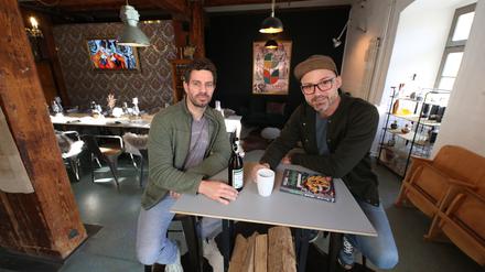 Die Betreiber vom Proviantamt331: Florian Doss und Sven Kluge (v.l.).