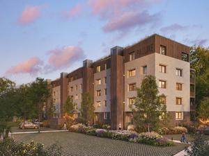 Entwurf für das Immobilienprojekt „Paulinenaue“.