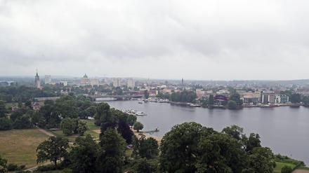 Potsdam bei trübem Wetter.