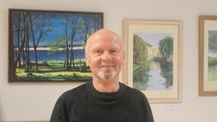 Bernd Ostehr malt am liebsten Urlaubserinnerungen, weil er dann die Reisen nochmal durchlebt.