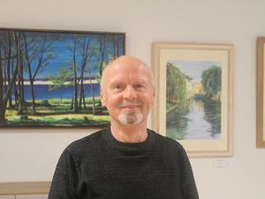 Bernd Ostehr malt am liebsten Urlaubserinnerungen, weil er dann die Reisen nochmal durchlebt.