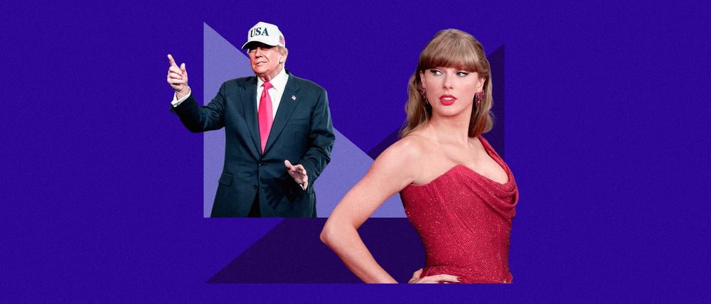 Taylor Swift und Donald Trump