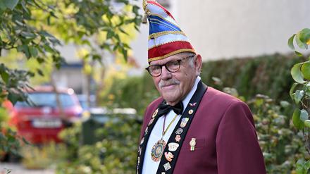 Hans-Georg Meyer, ehemaliger Chef des Potsdamer Karnevalsclubs (PKC), ist seit 1973 Karnevalist.