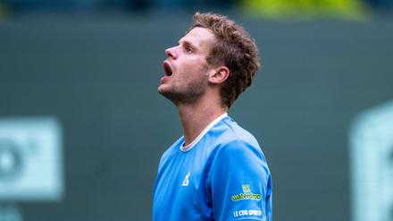 Novak Djokovic war für den deutschen Tennisprofi Yannick Hanfmann doch eine Nummer zu groß. (Archivbild)