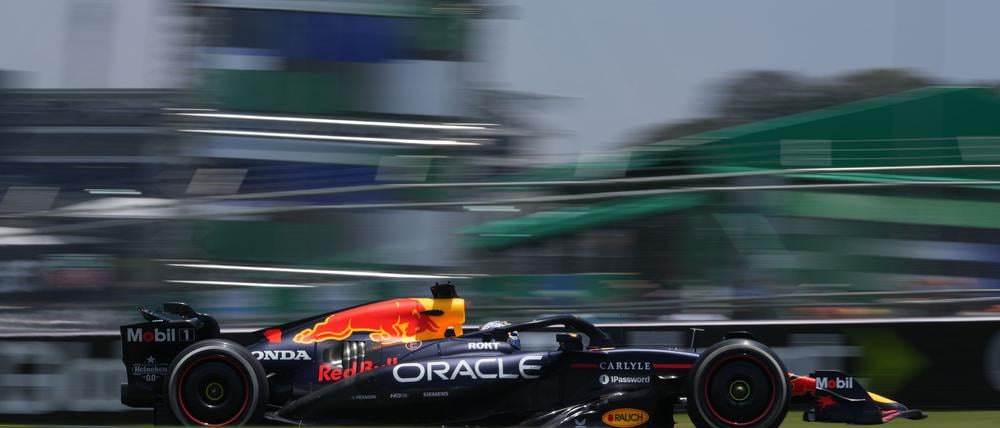 Weltmeister Max Verstappen kam auf dem Kurs in Interlagos nicht zurecht.
