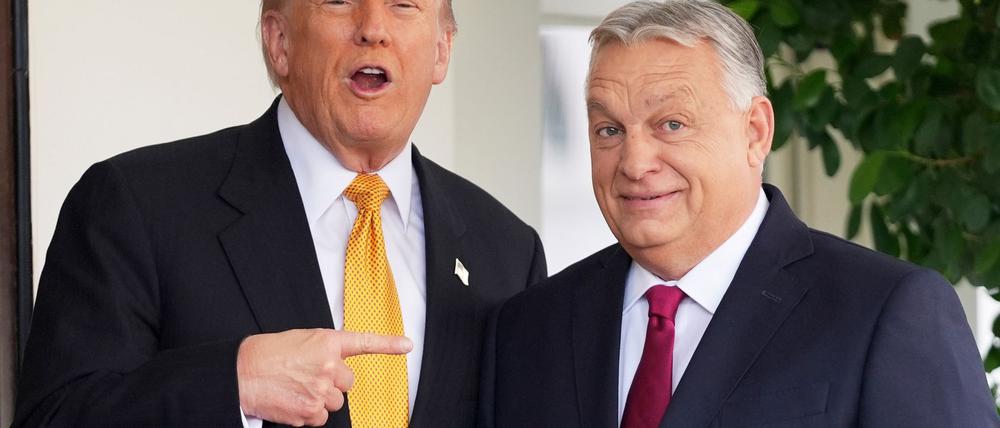 Trump stellte Ungarn Ausnahmeregelung für russisches Öl in Aussicht.