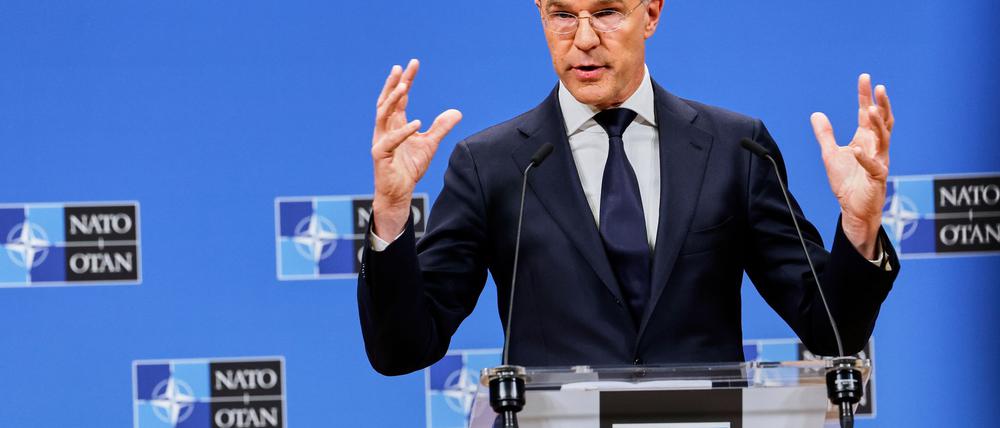 Rutte: „Putin muss wissen, dass ein Atomkrieg niemals gewonnen werden kann und niemals geführt werden darf.“ (Archivbild)