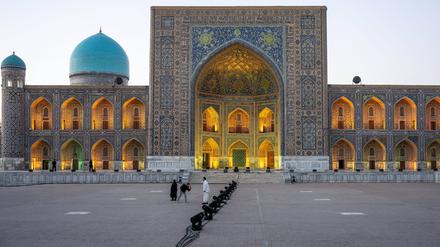 Jean-Michel Jarre am 1. November in Samarkand.