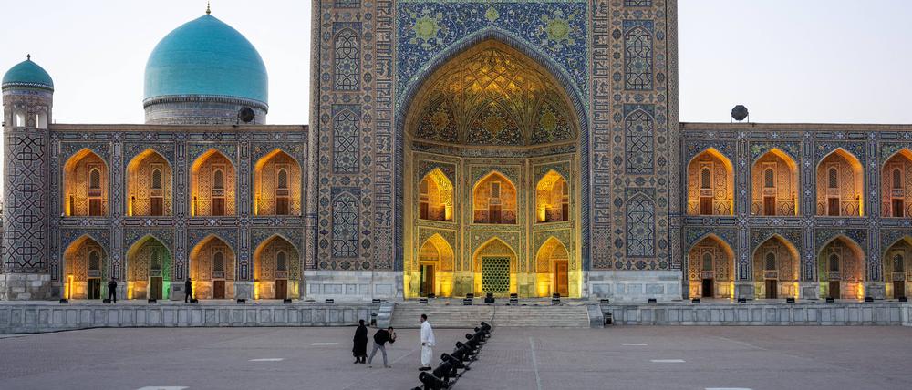 Jean-Michel Jarre am 1. November in Samarkand.