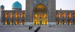 Jean-Michel Jarre am 1. November in Samarkand.