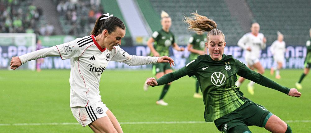 Eintracht Frankfurt und der VfL Wolfsburg lieferten sich ein packendes Duell.