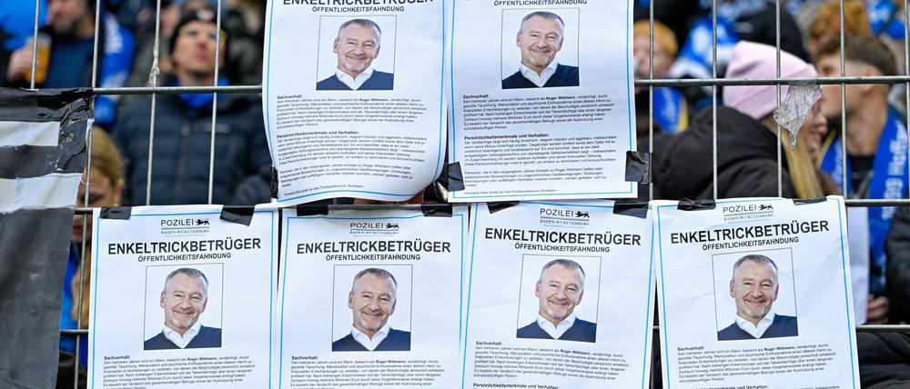 Hoffenheimer Fans protestieren gegen den einflussreichen Spielerberater Roger Wittmann