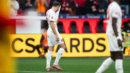 Beim 0:6 gegen Leverkusen war Heidenheim chancenlos.