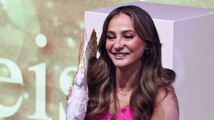 Bahnrad-Olympiasiegerin Kristina Vogel wurde beim Deutschen Sportpresseball geehrt.