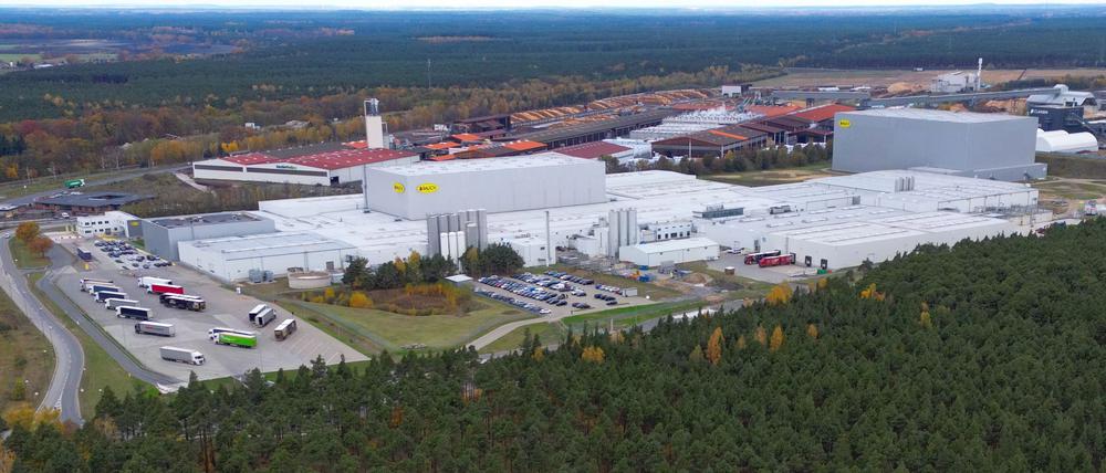 Die Unternehmen Red Bull und Rauch wollen in Baruth/Mark ein Dosen-Werk bauen - die Wasserentnahme sorgt für Diskussionen (Archivbild).