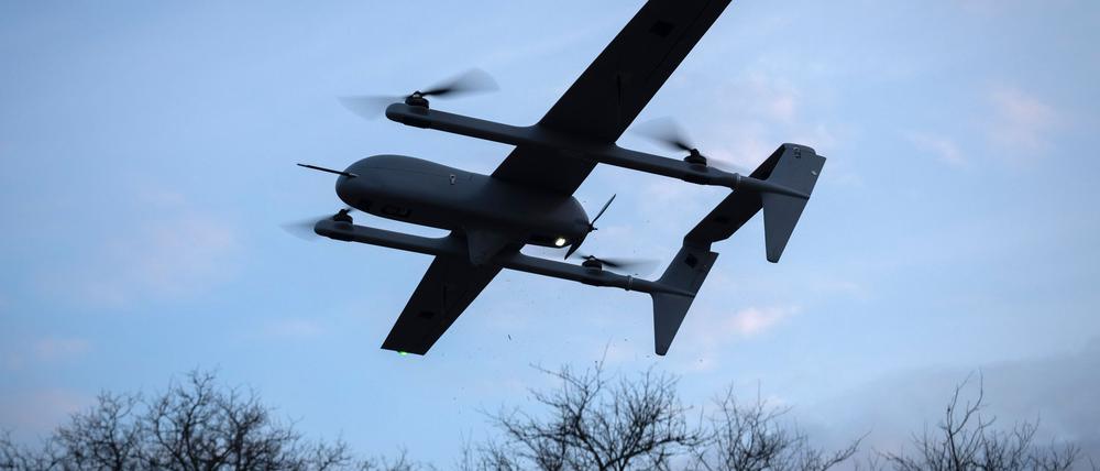 Die Ukraine greift mit Drohnen in ihrem Abwehrkampf gegen Moskaus Angriffskrieg immer wieder auch Ziele in Russland an. (Archivbild)