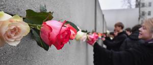In Berlin wird an den Mauerfall 1989 erinnert.