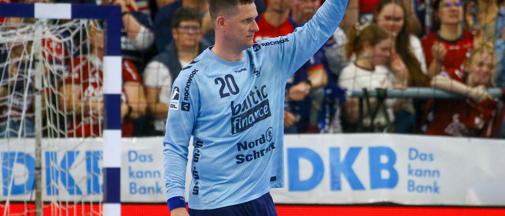 Flensburgs Torwart Kevin Möller machte ein starkes Spiel. (Archivbild)