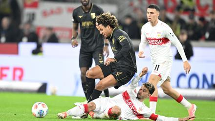 Stuttgart und Augsburg lieferten sich eine intensive Partie.