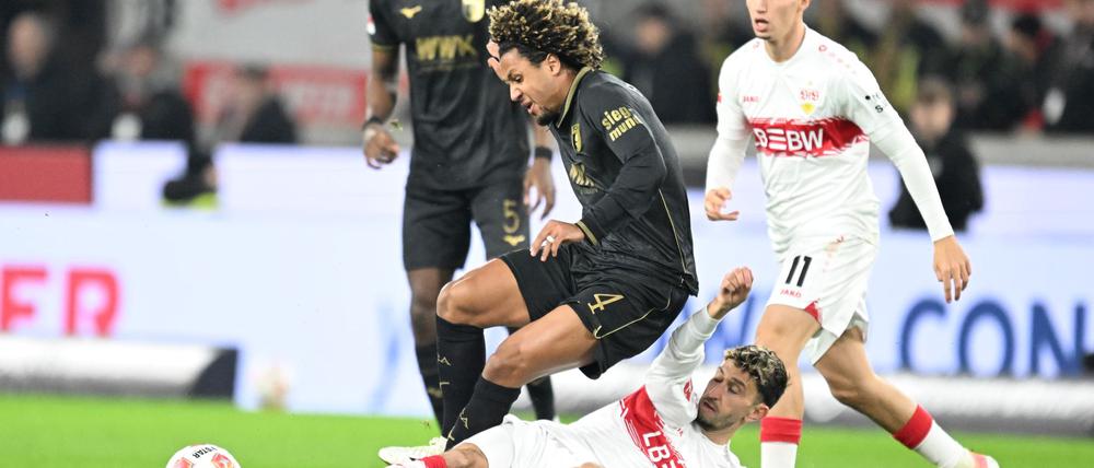 Stuttgart und Augsburg lieferten sich eine intensive Partie.