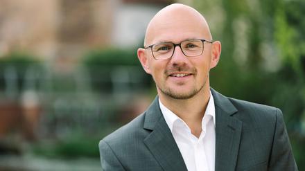 Der SPD-Kandidat für die Wahl zum Oberbürgermeister für Brandenburg an der Havel, Daniel Keip.